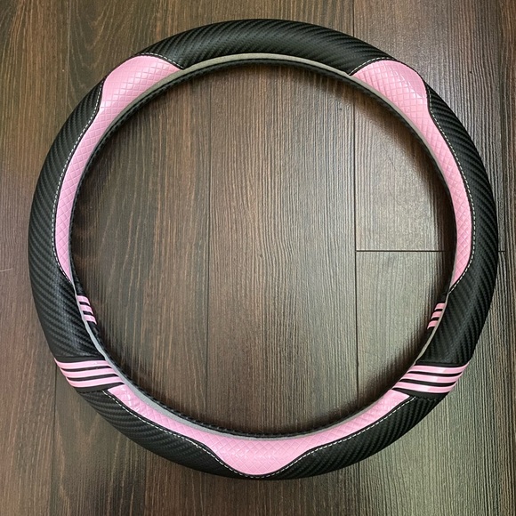 Leather Steering Wheel Cover - Picture 1 of 3